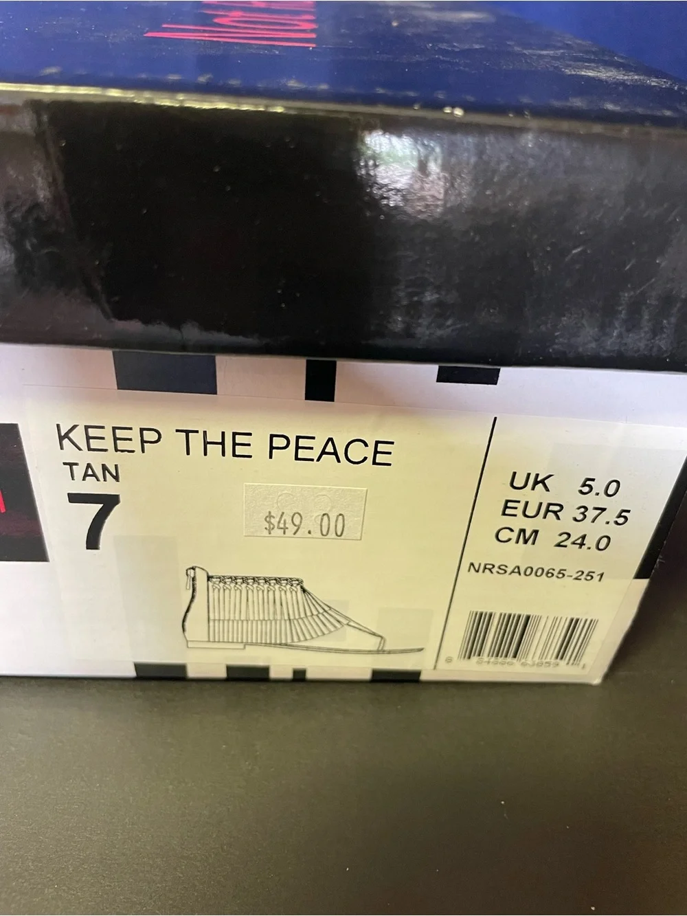 Not Rated 'Keep The Peace' Tan Fringe Women’s Sandals